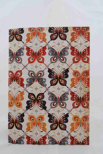 handgemachtes Notizheft - square butterflies
