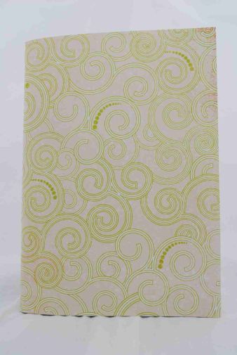 handgemachtes Notizheft - idle swirls