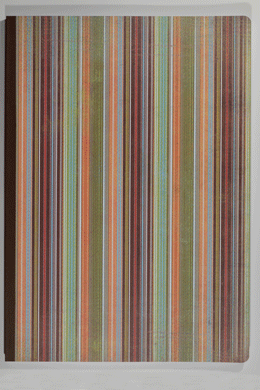 handgemachtes Notizheft <br>autumn stripes